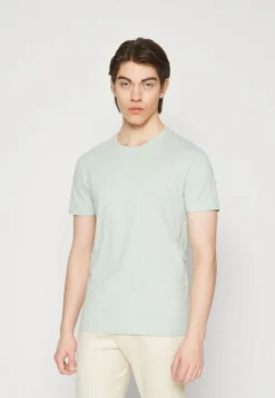 Pier One T-Shirt Basic - Black/light Blue/khaki/mint/beige -Pier One 0b6e54d6890f40848a6c463dc6f6377a