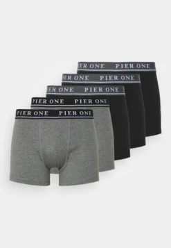 Pier One 5 PACK - Panties - Black/mottled Dark Grey -Pier One 0bef183125834ec58b4062b836afe5ae 1