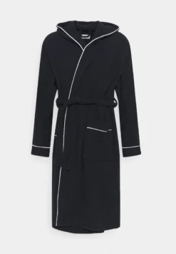 Pier One Bademantel - Dark Blue/white -Pier One 0fa2ae76ad544ce4b59723706ee9edae 2