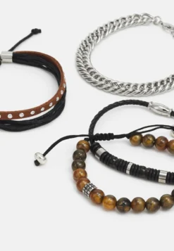 Pier One 4 PACK - Armband - Silver-coloured -Pier One 160a55536e024fbc8ff5de3525191522