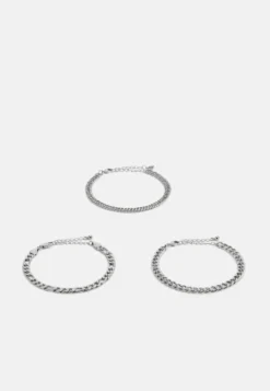 Pier One 3 PACK - Armband - Silver-coloured -Pier One 1a3184f89d574022908612b4a38116a8 1
