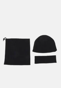 Pier One FLEECE UNISEX SET - Mütze - Black -Pier One 2d2217826bb64e768a7e39ae427c56f1 1
