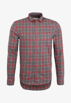 Pier One Hemd - Grey/coral -Pier One 3c54537d480e44568ceab76ddefde4e0