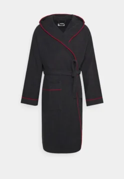 Pier One Bademantel - Black/red -Pier One 3d4f8cc4047d407c9f7489e0f3b483c7 1