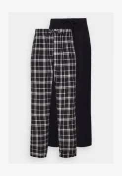 Pier One 2 PACK - Nachtwäsche Hose - Dark Blue -Pier One 529290e98e334fe58278de95b194e623