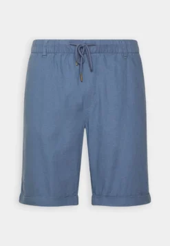 Pier One LINEN BLEND DRAWCORD SHORTS - Shorts - Blue 9 Pier One LINEN BLEND DRAWCORD SHORTS - Shorts - Blue -Pier One 609305b411ae4fd897e85e7620e5b545 1