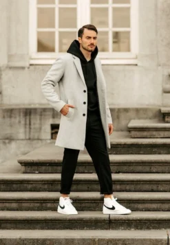 Pier One Klassischer Mantel - Grey 11 Pier One Klassischer Mantel - Grey -Pier One 6234ec72212c42e0af872e2fd5745294