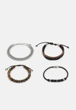 Pier One 4 PACK - Armband - Silver-coloured -Pier One 63cf059447144a91a73feb285e7d11ba 1