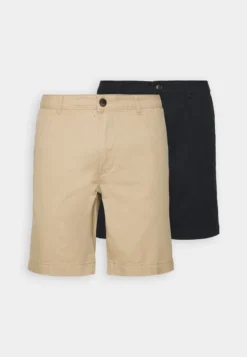 Pier One 2 PACK - Shorts - Tan/black 10 Pier One 2 PACK - Shorts - Tan/black -Pier One 6d9aaab23c01455689a1f97d308c1dcf
