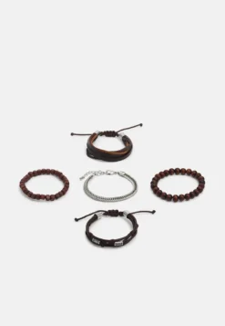 Pier One 5PACK - Armband - Brown, Silver-coloured 9 Pier One 5PACK - Armband - Brown, Silver-coloured -Pier One 78101c85fdfe4c56bc39b936707e5c84 1