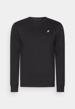 Pier One Sweatshirt - Black/mottled Grey -Pier One 7954a7df4b094e52bda097136e48cead