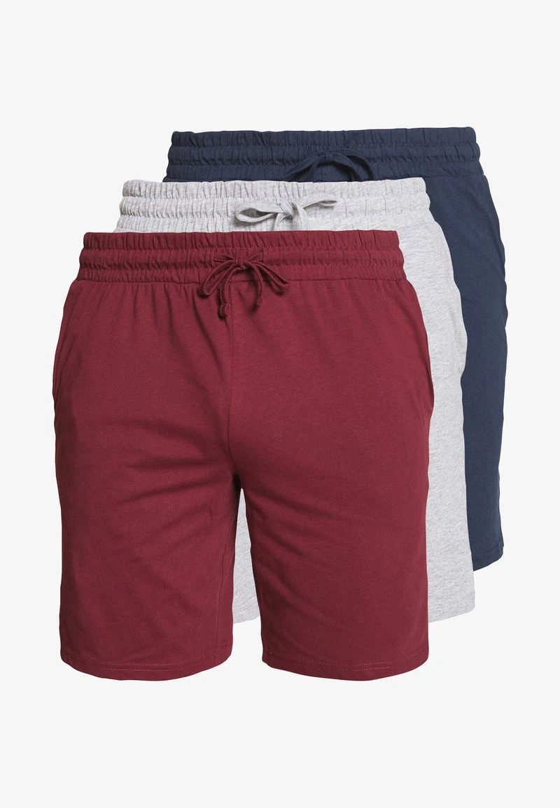 Pier One 3 PACK - Nachtwäsche Hose - Dark Blue/mottled Grey 4 Pier One 3 PACK - Nachtwäsche Hose - Dark Blue/mottled Grey – Bild 4