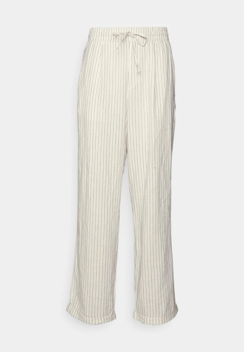 Pier One DRAWCORD TROUSERS - Stoffhose - Off-white 4 Pier One DRAWCORD TROUSERS - Stoffhose - Off-white – Bild 4
