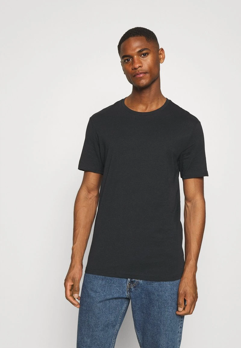 Pier One T-Shirt Basic - Black/white/light Grey 4 Pier One T-Shirt Basic - Black/white/light Grey – Bild 4