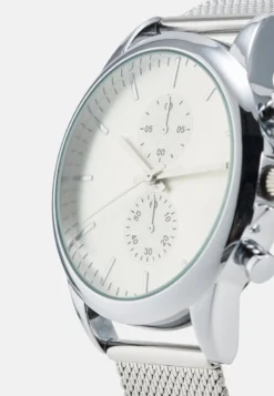 Pier One UNISEX - Chronograph - Silver-coloured -Pier One a3b13f9297e1480998985e1a2a89197f