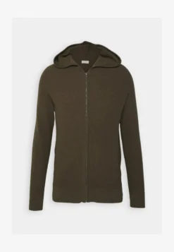 Pier One Strickjacke - Olive