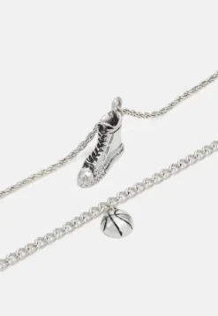 Pier One UNISEX 2 PACK - Halskette - Silver-coloured -Pier One a95dce075fa444e3919e45f19a486955