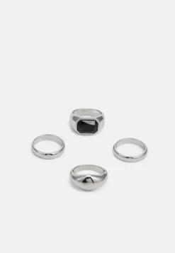 Pier One 4 PACK - Ring - Silver-coloured