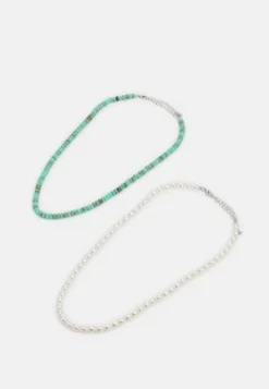 Pier One 2 PACK UNISEX - Halskette - Silver 10 Pier One 2 PACK UNISEX - Halskette - Silver -Pier One b6e1a1b49c3145ae95047928a486dea5