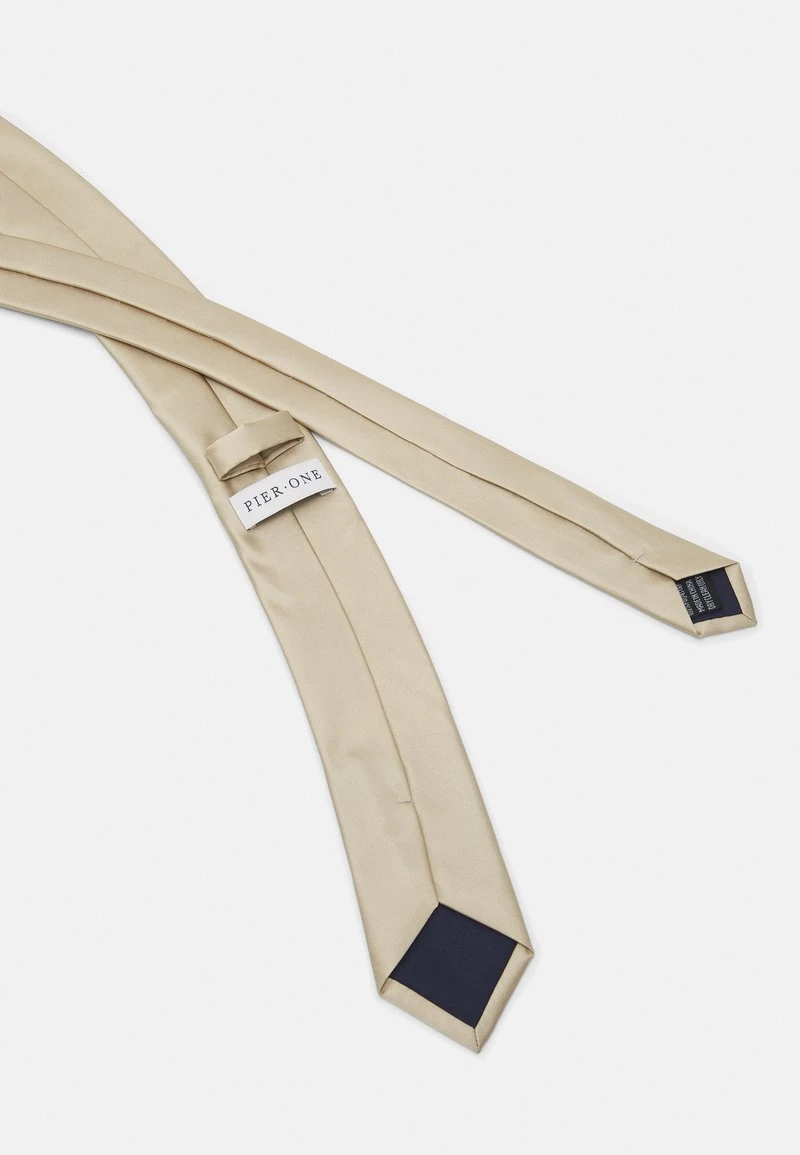 Pier One SET - Einstecktuch - Beige 5 Pier One SET - Einstecktuch - Beige – Bild 5