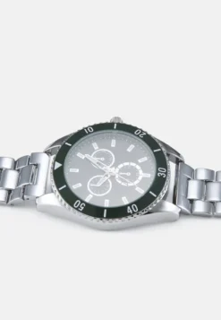 Pier One UNISEX - Uhr - Silver-coloured/green -Pier One cd939269d4a648bcae4e5d43b23c8847
