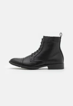 Pier One Schnürstiefelette - Black