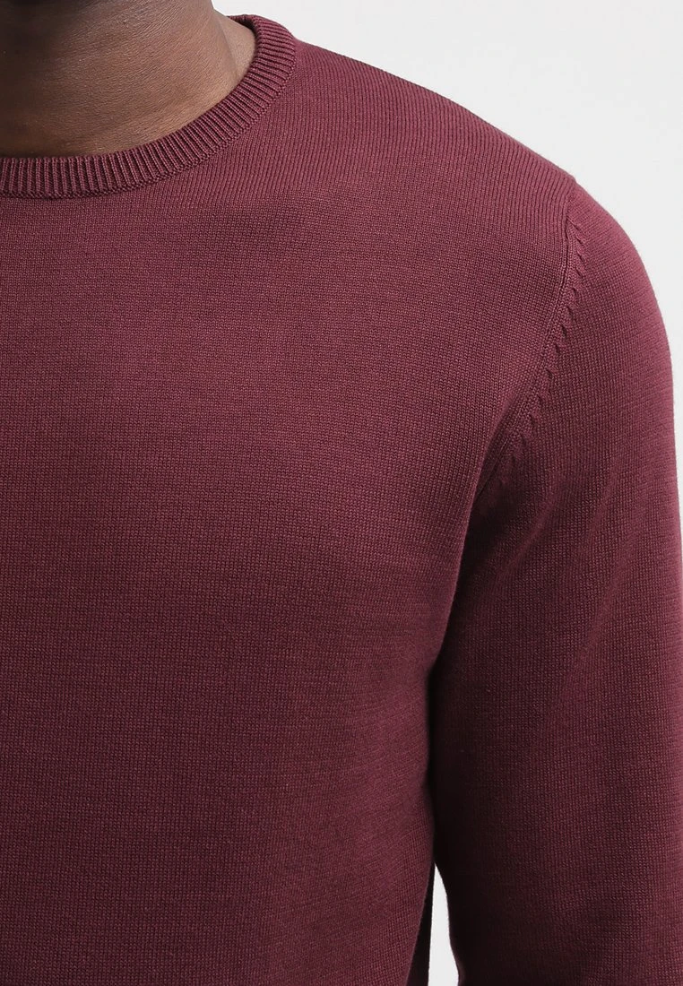 Pier One BASIC CREWNECK - Strickpullover - Bordeaux 4 Pier One BASIC CREWNECK - Strickpullover - Bordeaux – Bild 4