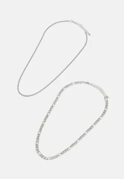 Pier One SET - Halskette - Silver-coloured 11 Pier One SET - Halskette - Silver-coloured -Pier One dc536fad5c54433bbebbb500401f9c06