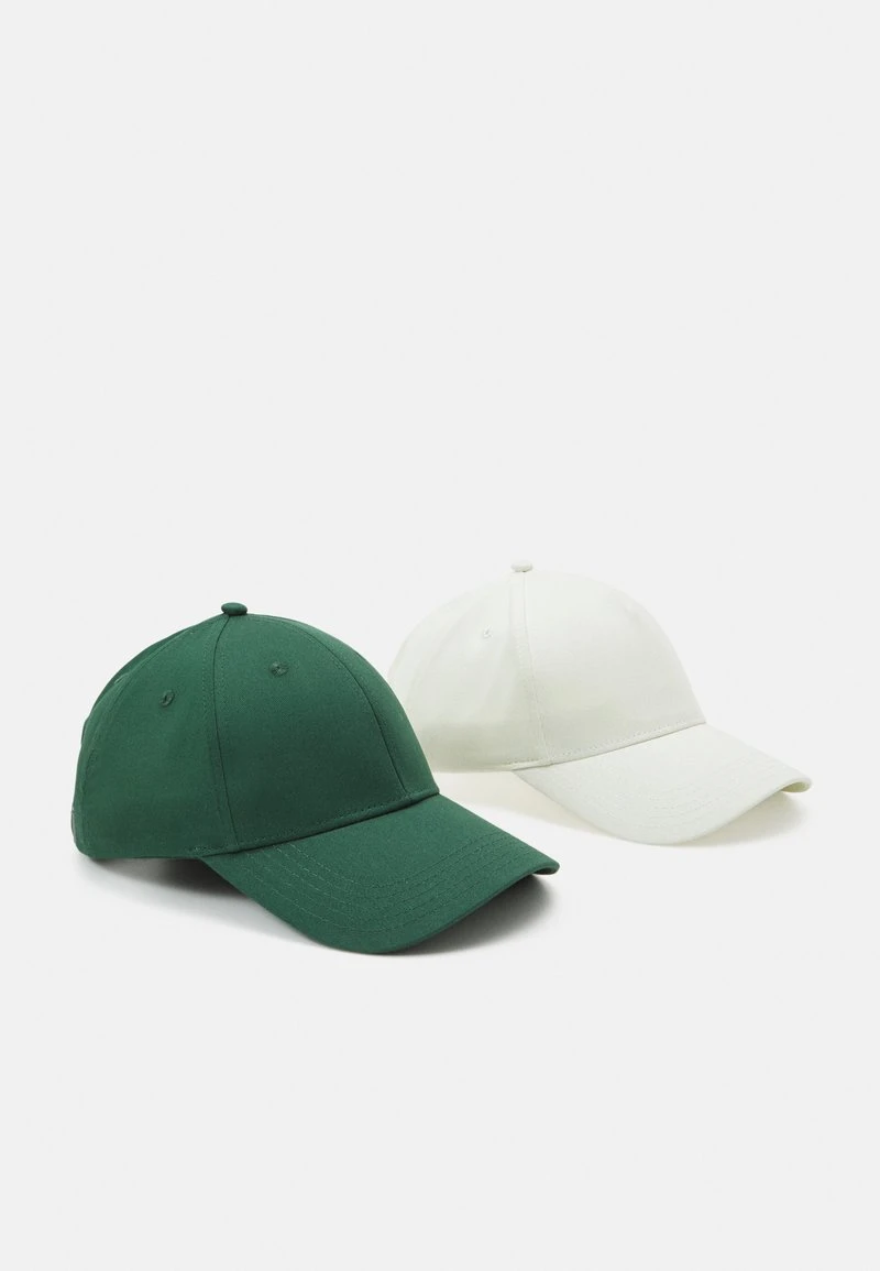 Pier One UNISEX 2 PACK - Cap - Green/off White 5 Pier One UNISEX 2 PACK - Cap - Green/off White – Bild 5