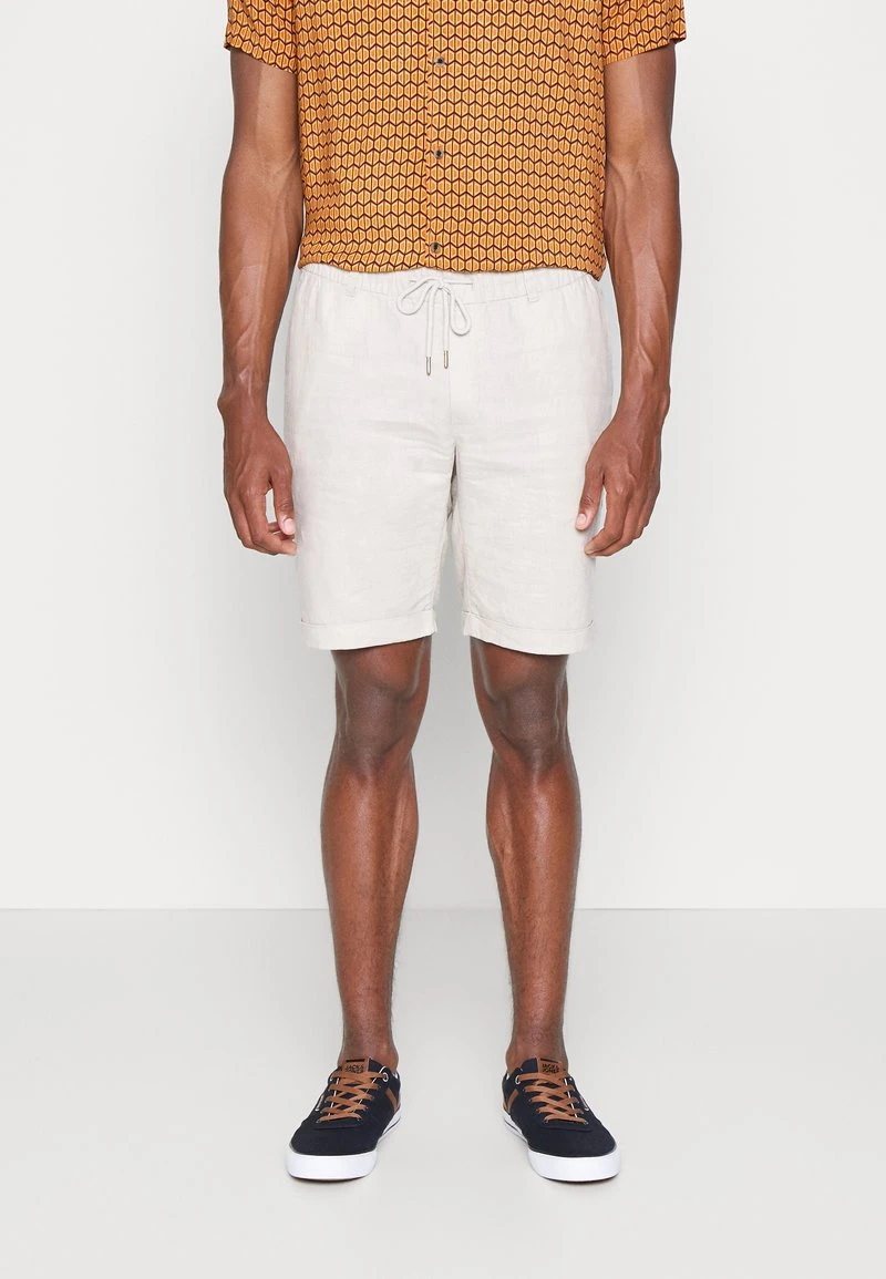 Pier One LINEN BLEND DRAWCORD SHORTS - Shorts - Beige 4 Pier One LINEN BLEND DRAWCORD SHORTS - Shorts - Beige – Bild 4