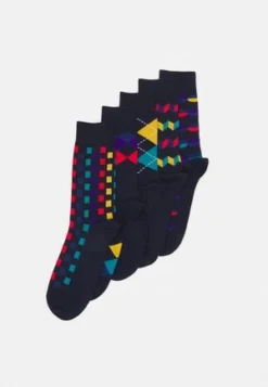 Pier One 5 PACK - Socken - Yellow/dark Blue/grey 11 Pier One 5 PACK - Socken - Yellow/dark Blue/grey -Pier One e2951d8578934802a01135cff0613ebe