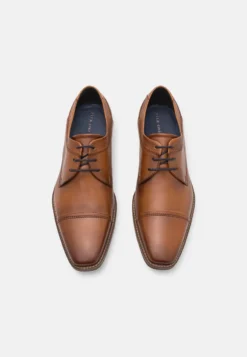 Pier One LEATHER - Schnürer - Cognac -Pier One e2dbcb0ec15140c684bc48bc4b08f9e5