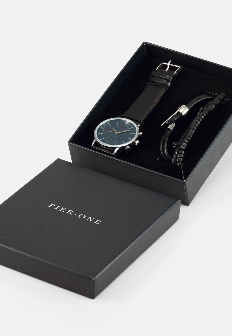 Pier One SET - Uhr - Black 5 Pier One SET - Uhr - Black – Bild 5