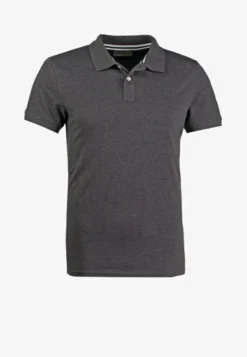 Pier One Poloshirt - Dark Grey Melange -Pier One e696389ad42f4800a8341eceda477bc7