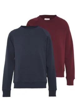 Pier One 2 PACK - Sweatshirt - Dark Blue/bordeaux 11 Pier One 2 PACK - Sweatshirt - Dark Blue/bordeaux -Pier One e8ca40f9b80c4f6f9ec83d1f66be0f35 1