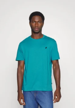 Pier One 5 PACK - T-Shirt Basic - White/blue/stone -Pier One ebd1d163bd364d90959dd05491c0f095